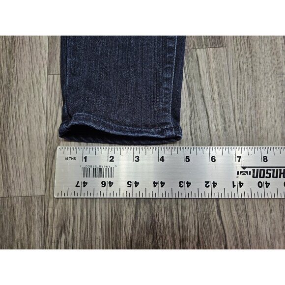 Paige Jeans Womens 28 Blue Verdugo Ankle Skinny Stretch Denim Dark Wash Classic - Picture 13 of 13